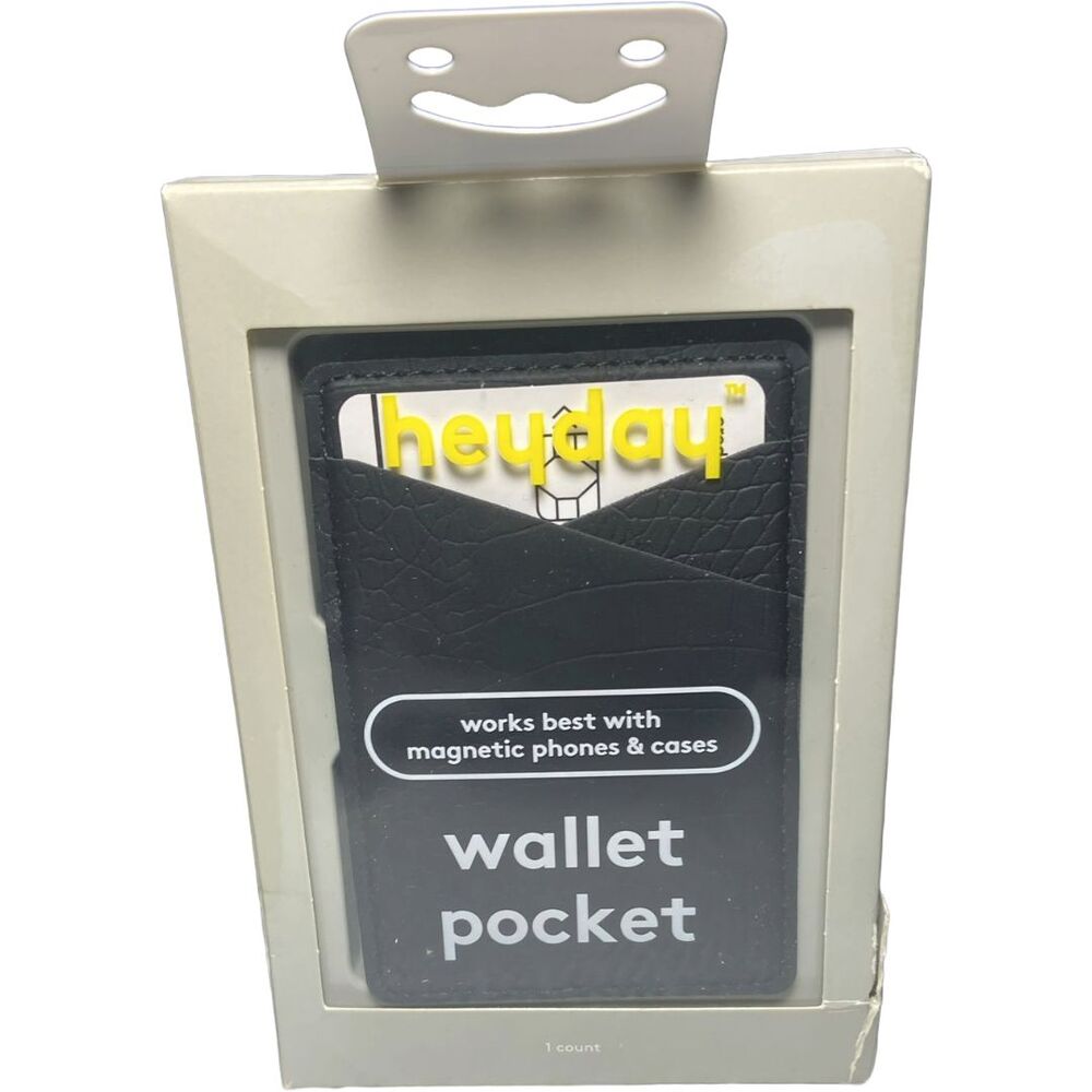 heyday MagSafe Phone Wallet Card Holder for iPhone 12-16 Magnetic Open Box OEM